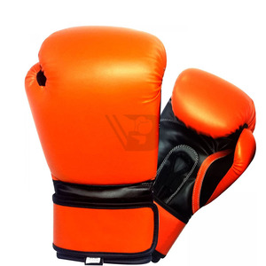 Men's New Design Leather MMA Kick Boxing <b>Gloves</b> with <b>Moisture</b> Wicking Lace-Up Closure Made in Pakistan for Martial Arts Training - Product Image 2
