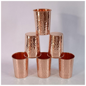 Vasos de Cobre Puro Hechos a Mano, Martillados, Libres de BPA, con Tapa Abatible a Prueba de Fugas, Ecológicos y Reutilizables para Agua - Product Image 4