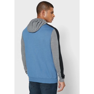 Custom Label Men's Plus Size Zip Hoodie Wholesale Casual Street Wear Oversize Full Zip Unisex Gym Hoodies with Printed Pattern - Product Image 2