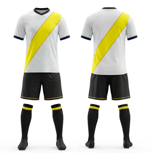 Quick Dry Sublimation Soccer Jersey Kit | <b>Men</b> Women Sizes | Lightweight Short Sleeve Front Logo Training Sportswear - Product Image 4