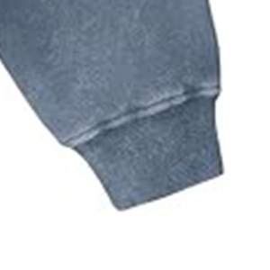 Oversized Hooded Sweatshirt Solid Blue French Terry Pocket Casual <b>Pullover</b> <b>Men</b> Autumn Wear Regular Fit - Product Image 6