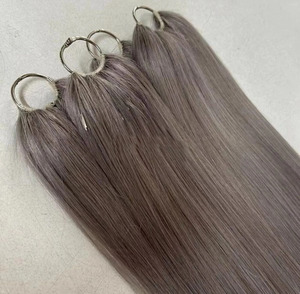 ราคาขายส่ง ต่อผมแบบเส้นขนนก 100% ผมเวียดนาม เนื้อผมธรรมชาติ ไม่พันกัน ติดทนนาน - Product Image 6