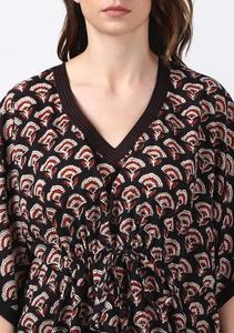 ผ้าคอตตอนทอมือแดงลายดอกไม้ผ้าผูกผูกเอวลายดอกไม้ผ้าทอเป็นมิตรกับสิ่งแวดล้อมและระบายอากาศได้ - Product Image 3