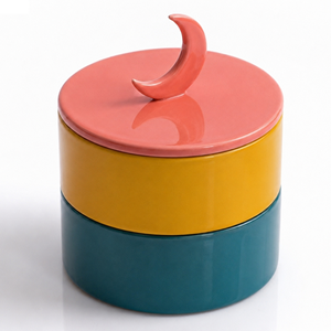 Boîte en laque de haute qualité pour le Ramadan, boîte de rangement décorative faite à la main, élégante boîte en laque à deux niveaux, directement de l'usine - Product Image 4