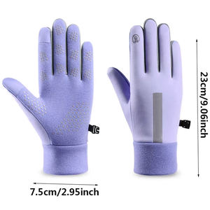 Gants tactiles d'hiver pour sports de plein air, gants chauds antidérapants pour le ski et le cyclisme - Product Image 6