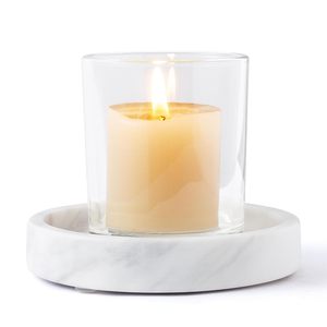Natural Marble Pillar Candle Holders Scented Candle <b>Stand</b> for Dining Table Living Room Home Decor - Product Image 6