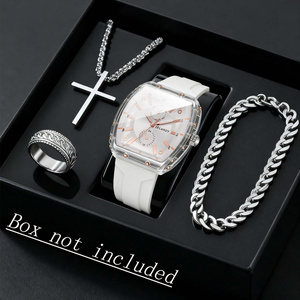 Reloj de Cuarzo para Hombre B922 de Lujo con Esfera Triangular de Silicona, Estilo Deportivo Sencillo - Product Image 1