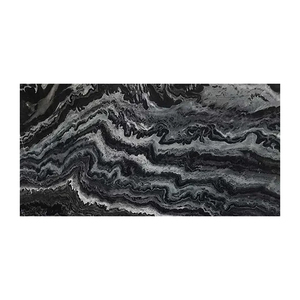 Dalles de marbre noir mercure de haute qualité pour revêtements de sol modernes, panneaux muraux, comptoirs et décoration intérieure - Product Image 1