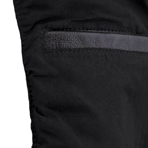 MIRZ INTERNATIONAL New <b>Men's</b> Slim Fit Breathable Neoprene <b>Leather</b> <b>Vest</b> with Many Pockets Casual Winter Outerwear Zipper Closure - Product Image 5