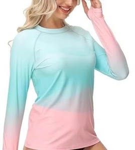 Camisetas de Jersey Transpirables con Logotipo Sólido y Corte Ajustado para Mujer, Sublimadas en Poliéster, para Todas las Temporadas - Product Image 2