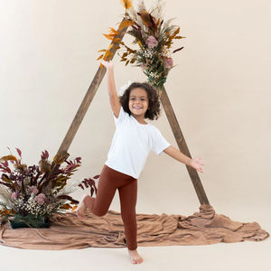 Leggings pour tout-petits doux et respirants 100% coton ou coton de bambou 95% avec 5% d'élasthanne - Product Image 2