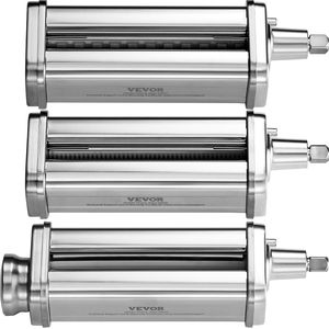 Accessorio per Impastatrice KitchenAid con Set di Rulli e Tagliapasta in Acciaio Inox, Include Rullo per Pasta e Utensili per Spaghetti - Product Image 1