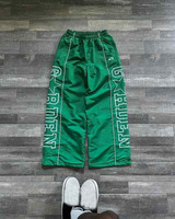 Pantalones Cortavientos de Nailon con Cintura Elástica para Hombre, Estilo Urbano, Casual, de Secado Rápido, Ligeros, Ajuste Holgado, Pantalones Deportivos, Logotipo Personalizado, Suministro al por Mayor
