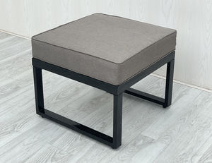 SF00102 Lujo Moderno Acacia Madera Acero L-Sectional Sofá al aire libre Set CD 230gr Cojín para hoteles Jardín Patio Villa Sala de estar - Product Image 5