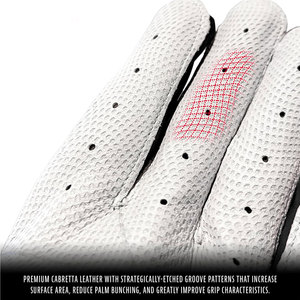 Wholesale Customized Design Genuine Leather <b>Baseball</b> Batting <b>Gloves</b> Professional Lightweight Ambidextrous Unisex Breathable - Product Image 2