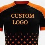 Uniformes de football américain sur mesure de haute qualité, respirants, imprimés, à manches courtes pour hommes, avec tissu personnalisé - Product Image 2