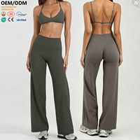 XW-AWX8002-3+ACK8002 Fournisseur d'usine Vêtements de yoga et de Pilates, Ensemble de sport 2 pièces personnalisé (soutien-gorge et pantalon) pour le fitness et la mode