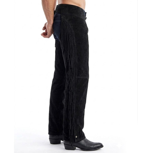Autumn Wear Suede Leather <b>Chaps</b> Factory Direct Sale Custom Competitive Price Suede Leather <b>Chaps</b> Lowest Price Suede Leather <b>Chap</b> - Product Image 3