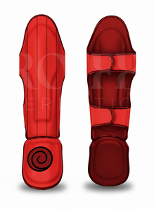Protège-tibias de qualité supérieure pour le Muay Thai, le kick-boxing et l'entraînement en arts martiaux, en cuir de haute qualité - Product Image 4