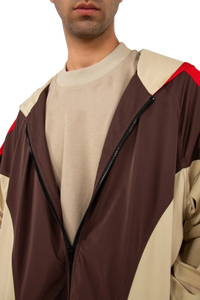 Ensemble de survêtement sportif personnalisé en nylon et polyester pour l'été, veste et short, coupe-vent, pour hommes - Product Image 5