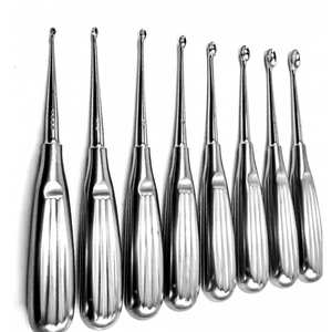 ชุดเครื่องมือผ่าตัดกระดูกแบบ Volkmann 8 ชิ้น ทำจากเหล็กกล้าไร้สนิม สำหรับศัลยกรรมกระดูกและข้อ โดย Dentavex - Product Image 2