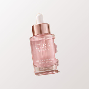 เซรั่มบำรุงผิวหน้า Ceraqueens Korean K-Beauty Sera Queens EGF Tox Anti-Aging Toning Serum ผลิตในเกาหลี 30 มล. - Product Image 4
