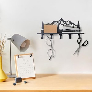 Personalized Metal Camping <b>Key</b> Holder with Family Name - Wholesale Steel Wall Hooks - Product Image 6