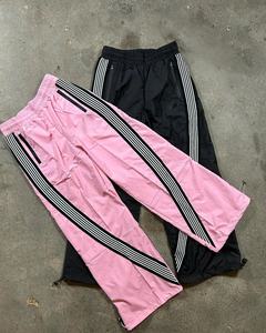 กางเกงวอร์มผ้าโพลีเอสเตอร์สำหรับทั้งชายและหญิงกางเกงลายทางแบบลำลองมีกระเป๋าน้ำหนักเบาดีไซน์ระดับกลางสำหรับผู้ชาย100% งานตามสั่ง - Product Image 2