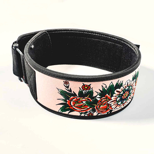 Ceinture de musculation en nylon personnalisée avec boucle en acier autobloquante, ceinture de musculation unisexe pour squats et soulevés de terre, vente en gros - Product Image 2