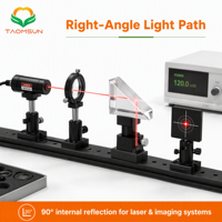 Prisme en saphir à angle droit triangulaire de qualité optique personnalisée pour instruments laser TAOMSUN