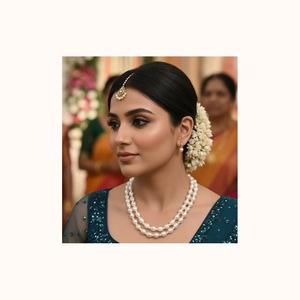 Collier classique artisanal en perles naturelles Edison de 45 cm, bijoux en pierres précieuses en gros d'Inde - Product Image 1