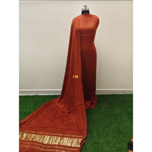 Sari Aisha Bandhej especial de seda pura india con pallu de tejido dorado, sari de moda étnica india - Product Image 1