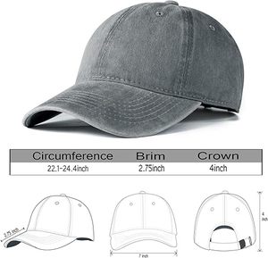 Gorra de Béisbol para Hombre y Mujer, Perfil Bajo, Ajustable, de Algodón Lavado, Estilo Golf Dad Hat - Product Image 6