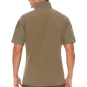 T-shirt d'été décontracté à manches courtes, respirant, teint en pièce, léger, pour la chasse tactique et les activités de plein air - Product Image 5