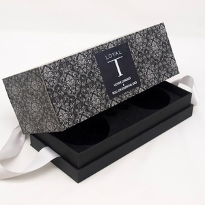 กล่องของขวัญกระดาษแข็งแบบกำหนดเองได้ เคลือบลามิเนตแบบมันเงาและด้าน ปลอดภัยสำหรับอาหาร รีไซเคิลได้ พร้อมลายนูน สำหรับครีมบำรุงผิวหน้าแบบฝุ่น - Product Image 1