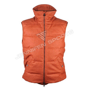 Veste de chasse sans manches pour homme, 100% laine, rembourrée, personnalisée, pour le sport de plein air - Product Image 1