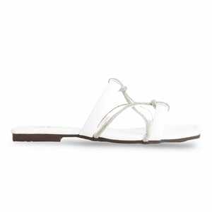 รองเท้าแตะส้นเตี้ยสีขาวลำลองของผู้หญิง CL2024สไตล์ SLIP-ON - Product Image 4