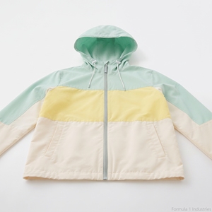 เสื้อแจ็คเก็ตกันลมคอตั้งแบบ Color Blocking ของ Formula 1 Industries สำหรับทุกเพศ ใส่ได้ในฤดูหนาว สไตล์ลำลอง กันลม มีซิปและกระเป๋าหน้า ทรงปกติ - Product Image 4