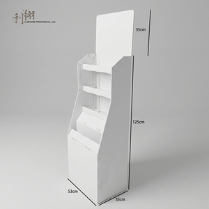 Expositor de Cartón Impreso Li-Shang, 125 cm de Altura, Reciclable, Impresión Offset a Cuatro Colores, Diseño Personalizado - Product Image 1