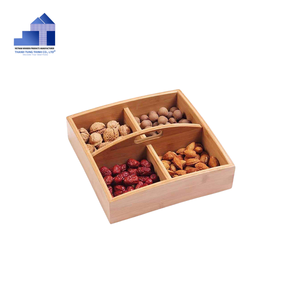 Bandeja Irregular de Acero Inoxidable con Divisores para Aperitivos, Nueces, Frutos Secos, de Thinh Co Ltd - Product Image 1