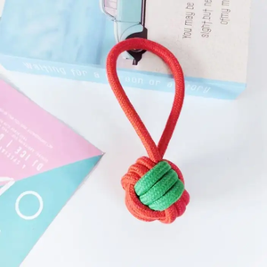 Juguetes para Perros con Logotipos Personalizados para Juego Diario, Juego de Cuerdas Navideñas, Nudo Resistente a Mordidas, Nuevo Juguete de Cuerda de Algodón para Mascotas, Personalizado - Product Image 5