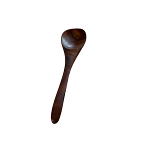 ช้อนไม้ทำมือ ด้ามยาว ดีไซน์มินิมอล ทนทาน ผิวสัมผัสธรรมชาติ ช้อนชา - Product Image 3