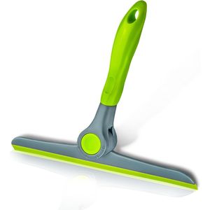 Raclette de nettoyage de vitres robuste de 10 pouces, vert-gris, outil manuel pour portes vitrées, fenêtres, pare-brise de voiture et plus encore - Product Image 1