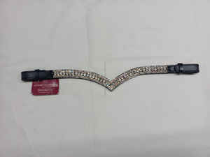 Cuero de caballo de alta calidad con cristal ostentoso, banda decorativa para cejas con forma de V - Product Image 4