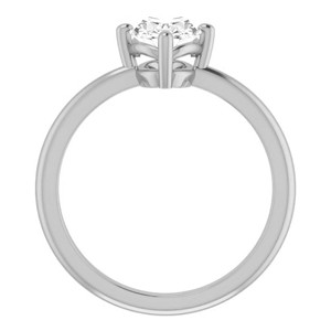 1.25 Carat Oval Cut Moissanite Engagement Ring Customized Solitaire Proposal Ring <b>Gift</b> 925 Sterling Silver <b>Unique</b> Ring <b>For</b> <b>Her</b> - Product Image 6