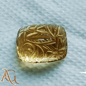 Citrine naturelle, quartz sculpté, intaglio, camée, pierre précieuse jaune, pierre brute pour la fabrication de bijoux, fournisseurs en gros, meilleur prix - Product Image 1