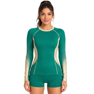 Camiseta de Protección Solar UV de Manga Larga para Mujer, Secado Rápido, para Surf, Natación, Deportes de Playa, Transpirable - Product Image 1