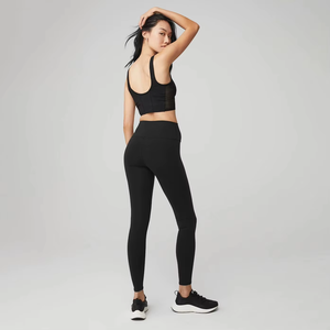 Wholesale Customized Women's High Quality Yoga Set Breathable Quick Dry Tight Fitness Wear Custom Logo Wholesale Low Moq - Product Image 5