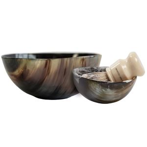 Bol en corne de buffle aux couleurs naturelles et finition couleur terre, bol de service en corne d'ox avec emballage écologique et prix de gros - Product Image 2