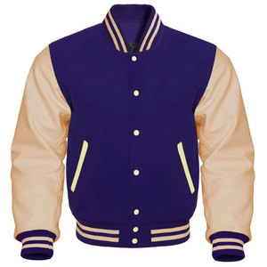 Latest Design Long Sleeve Varsity Baseball Jacket for <b>Men</b> Regular Sleeve Style OEM Service Available - Product Image 2